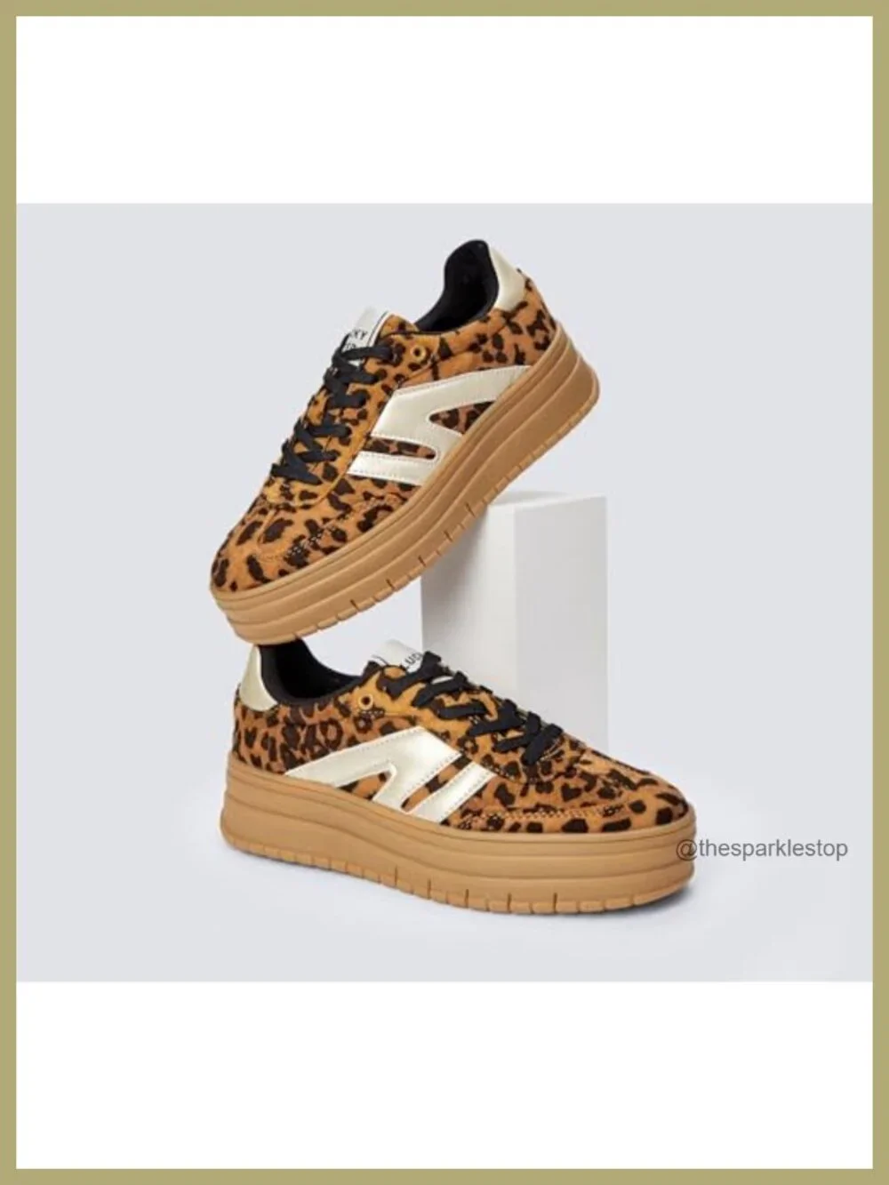 Women's Suede Faux Leather Retro Platform Sneakers, Slip-Resistant Casual Skate